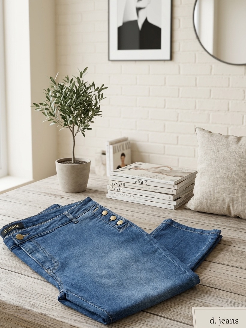 Slightly Worn D Jeans For Ladies Size 12 Notice The Button Pocket Details Denims